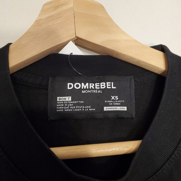 Domrebel Friends Club graphic shirt black size XS - Picture 4 of 4